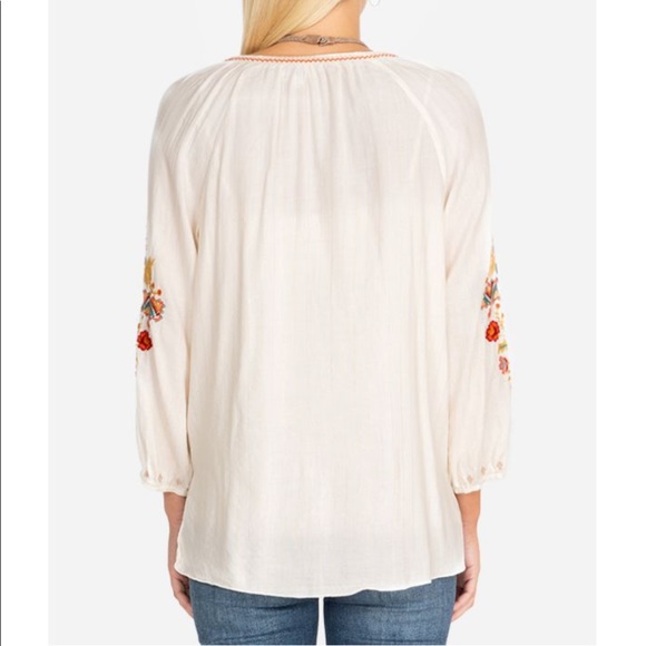 Johnny Was Clansy Peasant Blouse - Picture 3 of 13